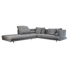 Il Loft Mercury Line Modular Grey Sofa by Giorgio Saporiti