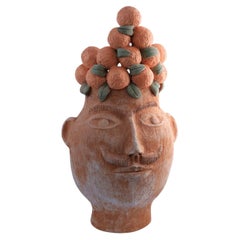 Il Moro Del Paese delle Arance Terracotta Figurative Vase