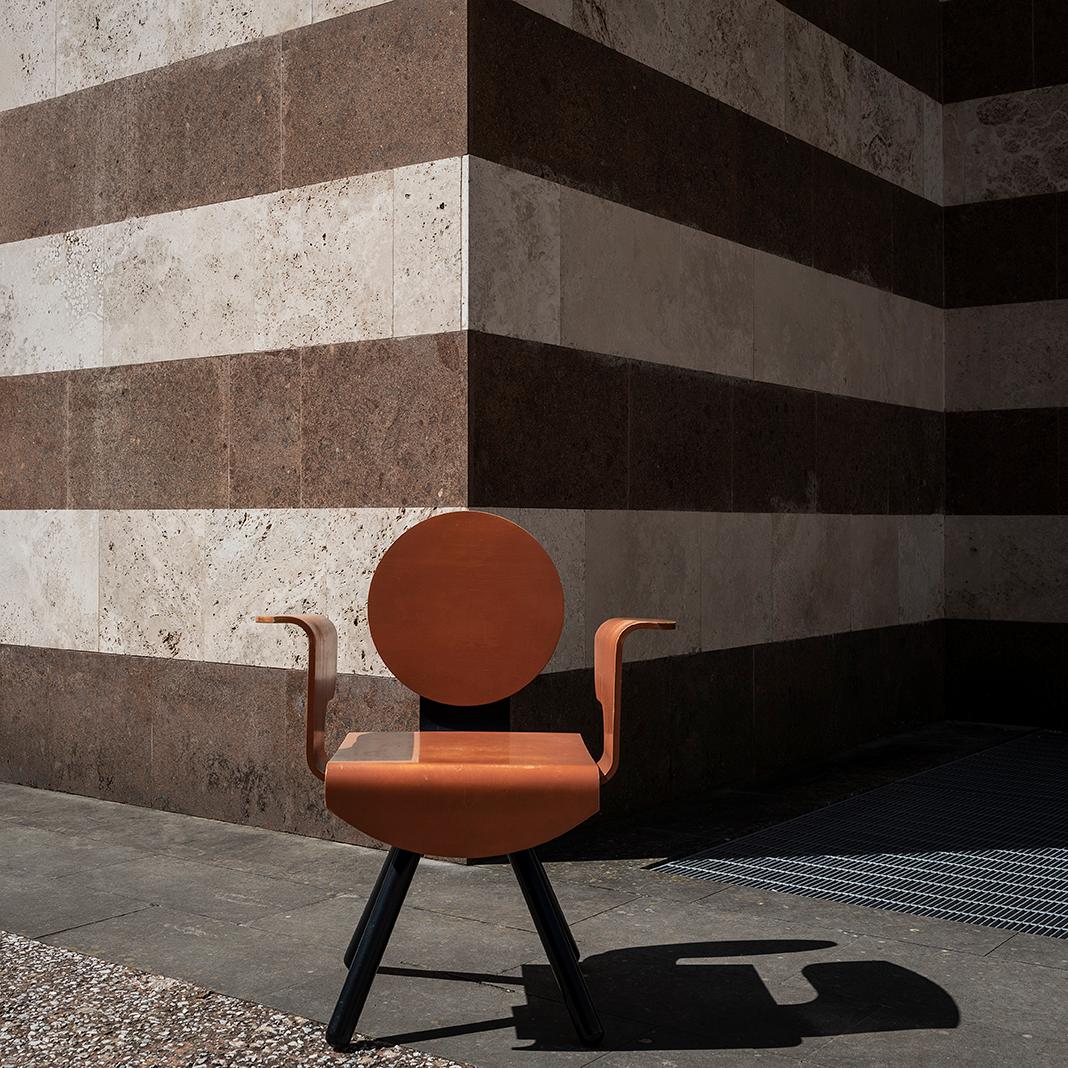 Post-Modern Il Palazzo 'August' Armchair Shigeru Uchida For Sale