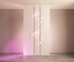 "Il Pezzo 12 Floor to Ceiling" - Composition A - black and gold finish