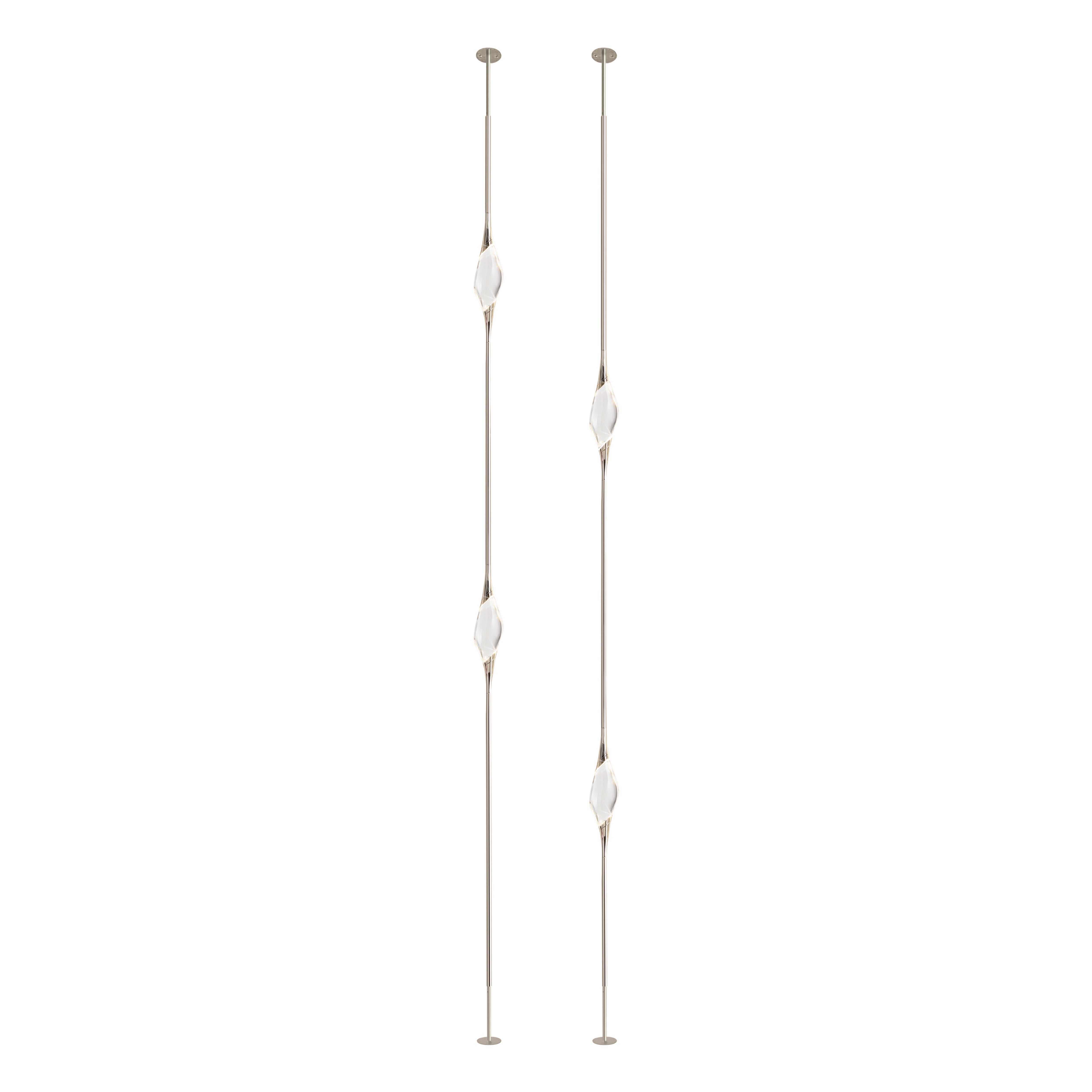 "Il Pezzo 12 Floor to Ceiling" - Composition A - nickel finish
