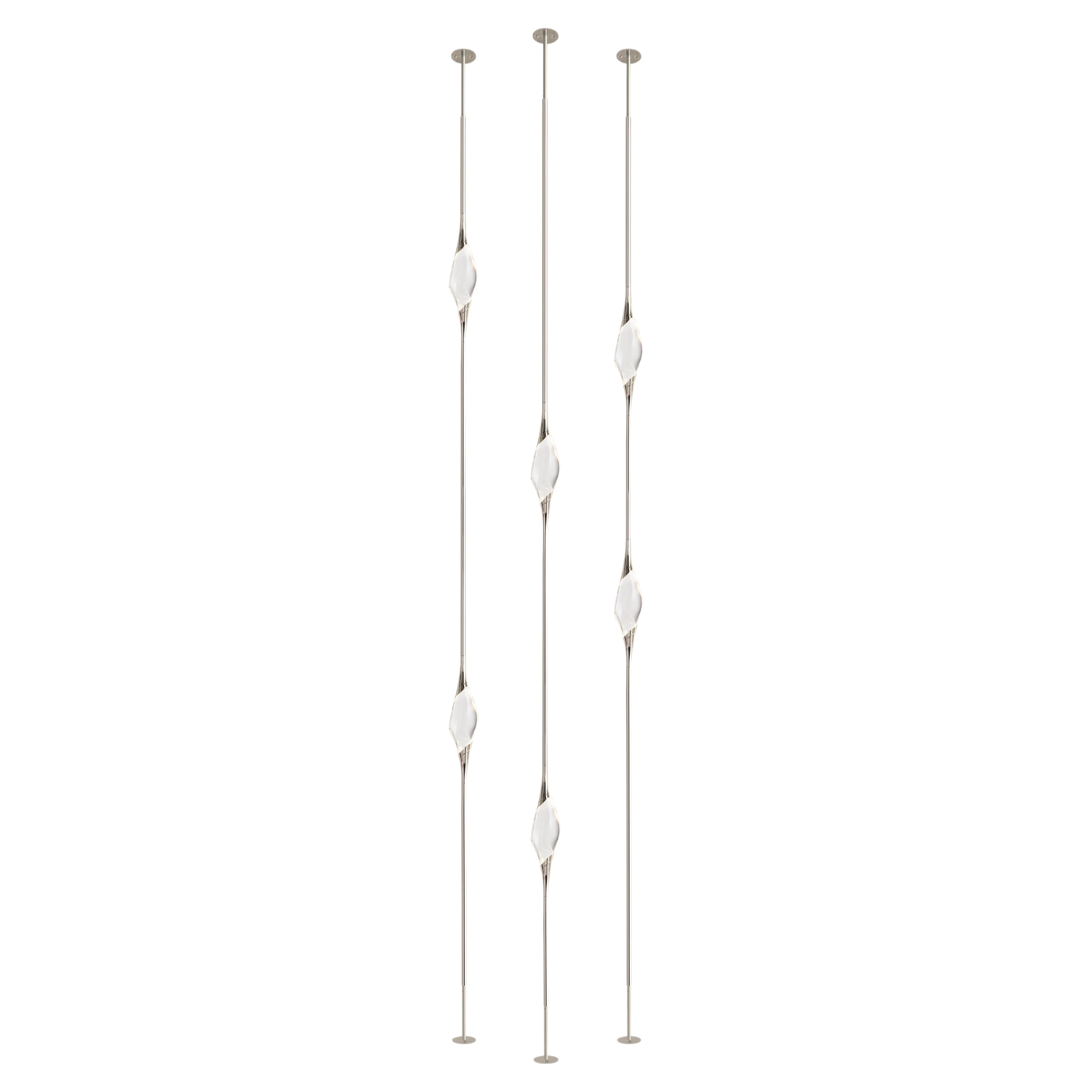 "Il Pezzo 12 Floor to Ceiling" - Composition B - nickel finish
