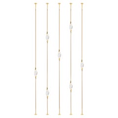 "Il Pezzo 12 Floor to Ceiling" - Composition D - gold finish