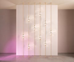 "Il Pezzo 12 Floor to Ceiling" - Composition E - gold finish