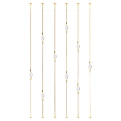 "Il Pezzo 12 Floor to Ceiling" - Composition E - gold finish