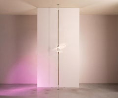 "Il Pezzo 12 Floor to Ceiling" - one crystal - bronze and nickel finish