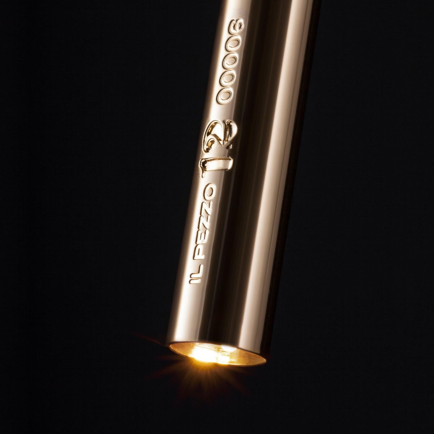 Il Pezzo 12 Gold Wall Sconce by Il Pezzo Mancante In New Condition For Sale In Milan, IT