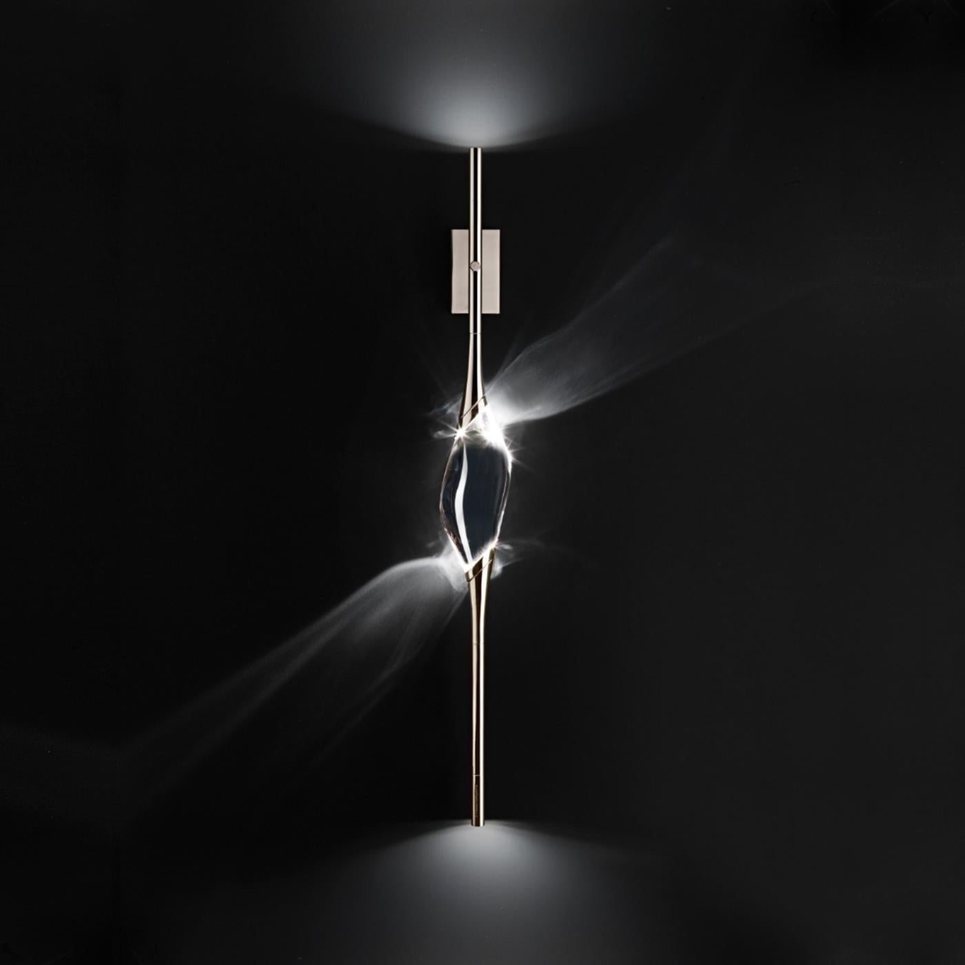 Il Pezzo 12 Nickel Wall Sconce by Il Pezzo Mancante In New Condition For Sale In Milan, IT