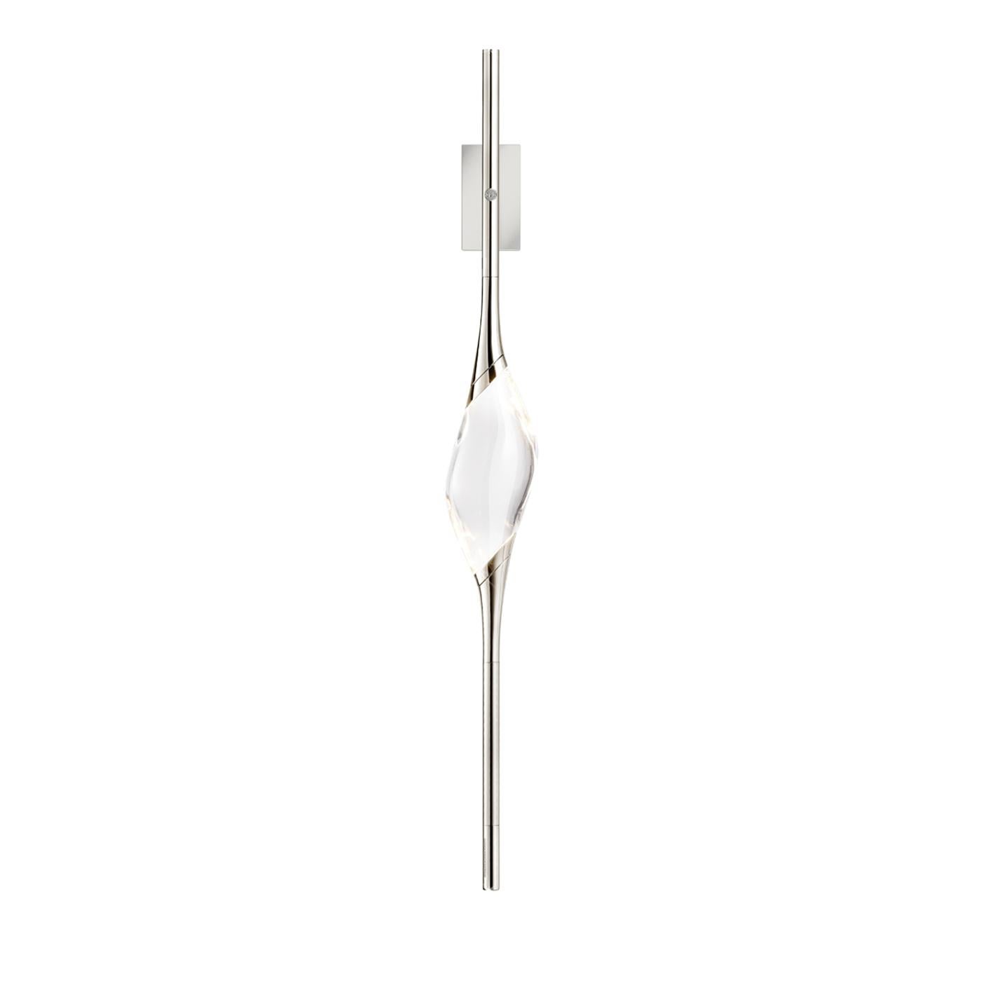 Contemporary Il Pezzo 12 Nickel Wall Sconce by Il Pezzo Mancante For Sale