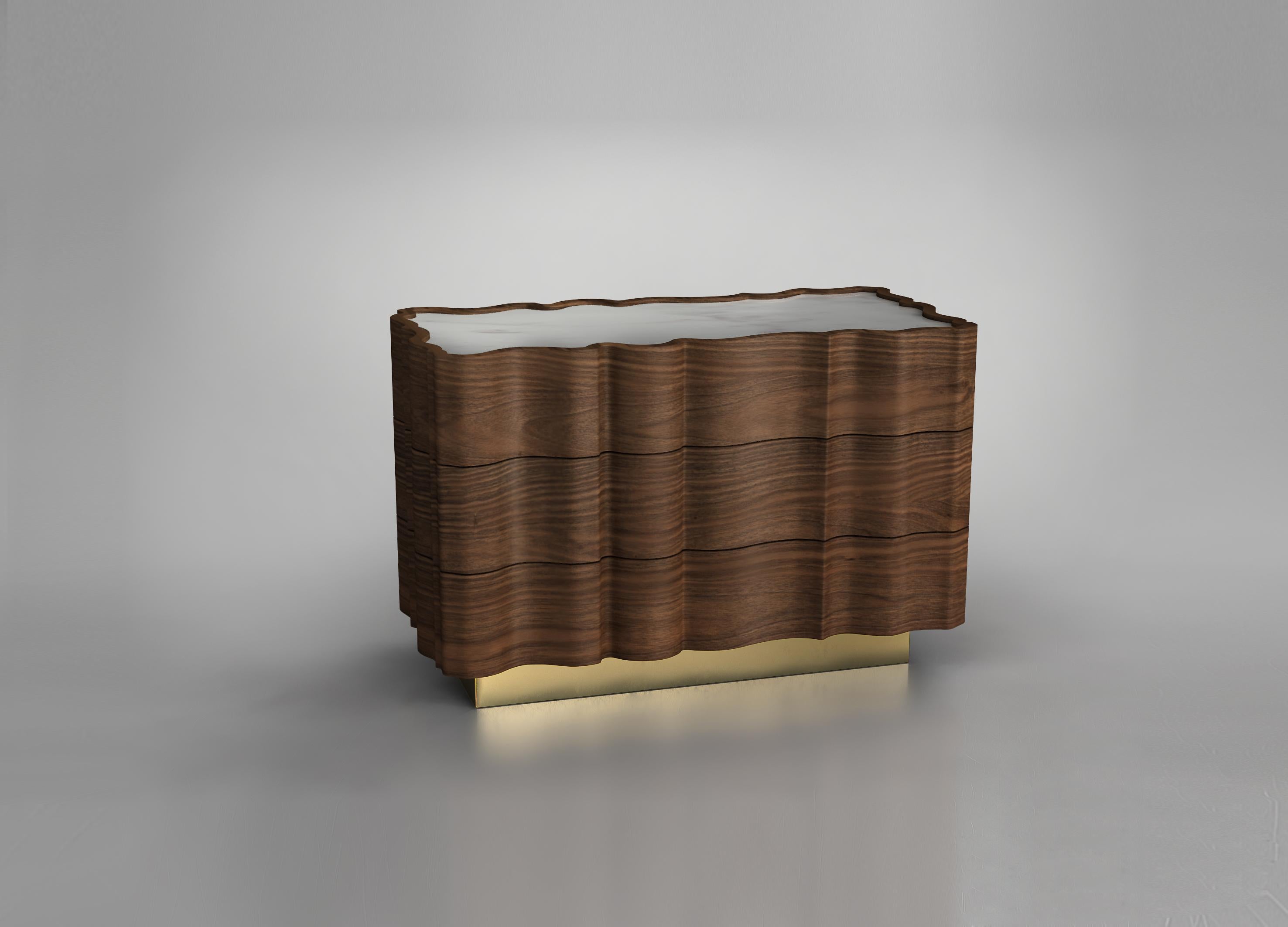 Contemporary Il Pezzo 2 Cassettiera Dresser by Il Pezzo Mancante For Sale