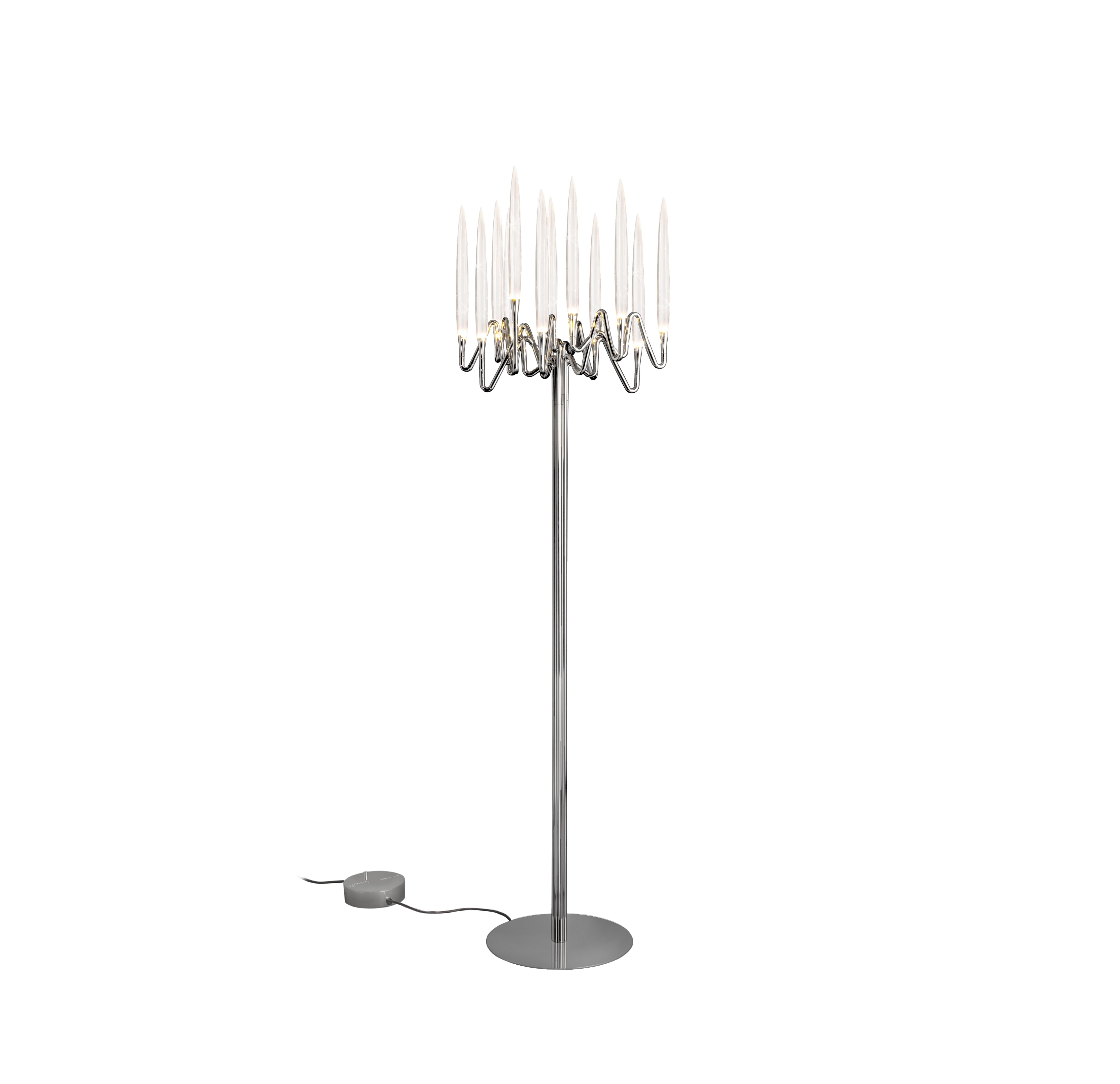 Italian Il Pezzo 3 Bronze Floor Lamp by Il Pezzo Mancante For Sale