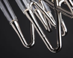 "Il Pezzo 3 Floor Lamp" - bronze - crystal - LEDs