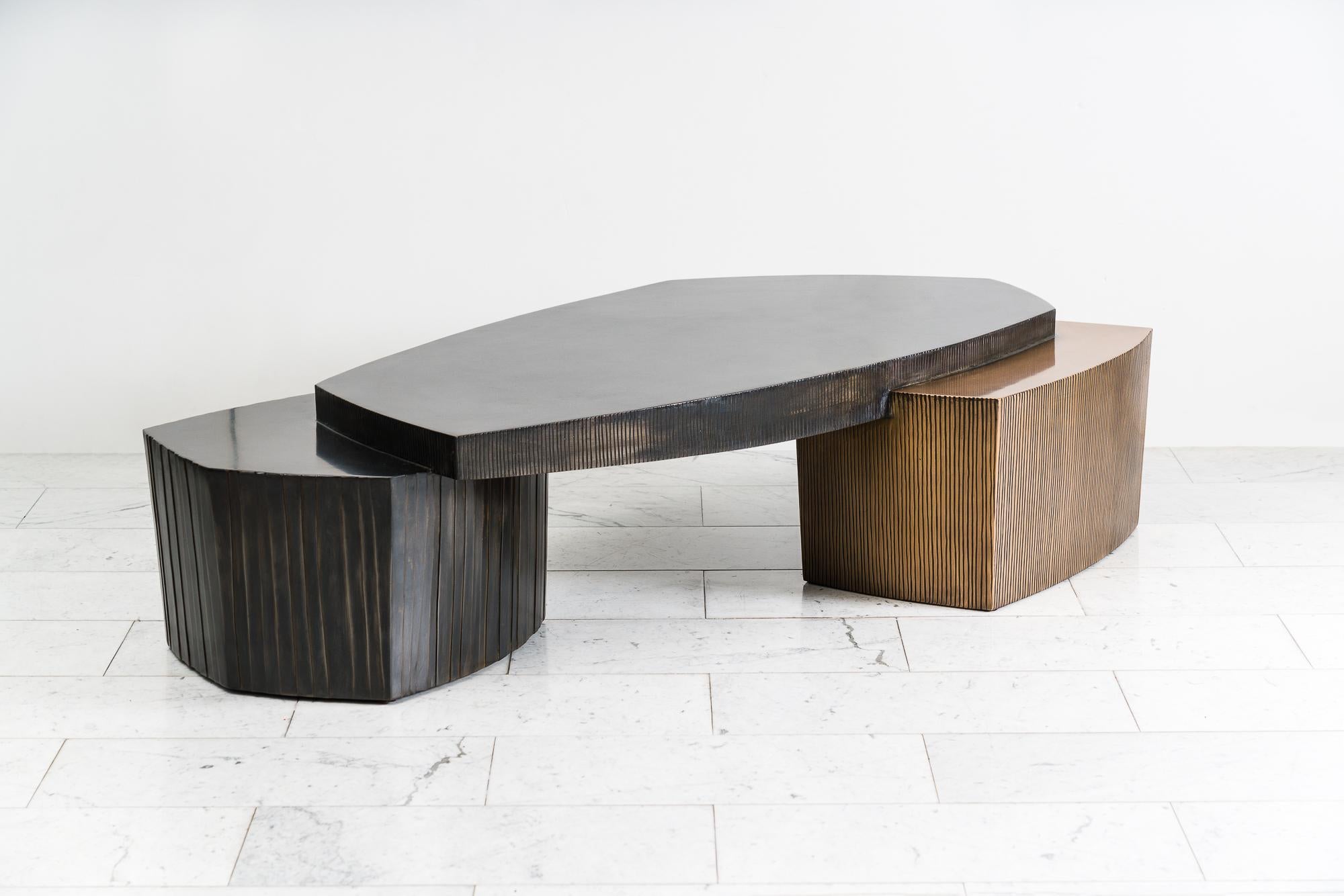 Blackened Il Point Low Table III, 2022 For Sale