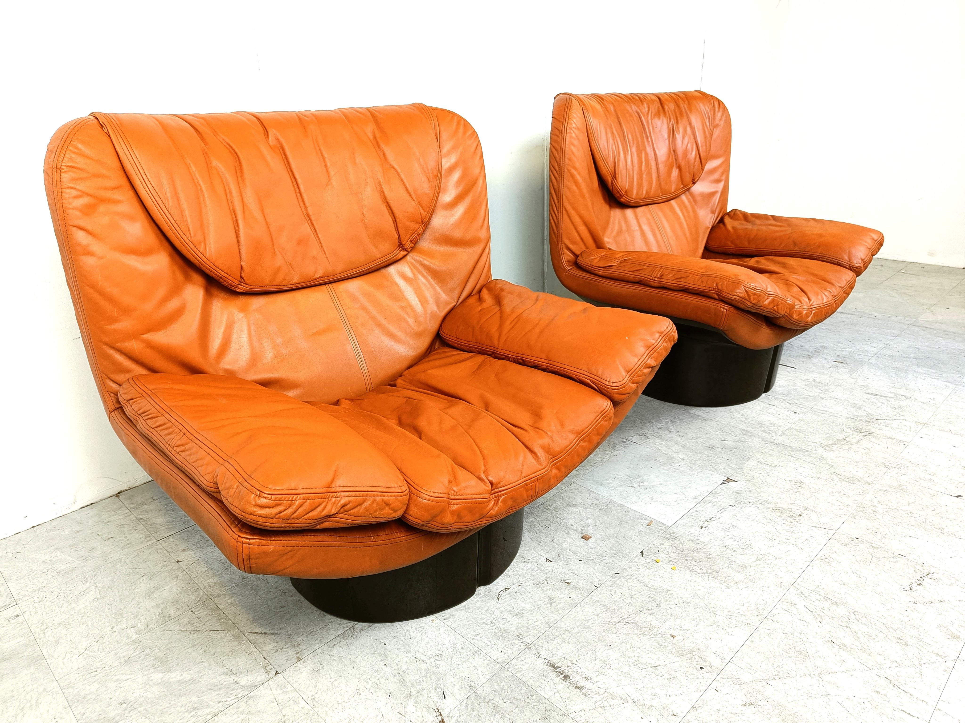 Il Poltrone lounge chairs by T. Ammannati and G.P. Vitelli  for Comfort in Italy In Good Condition In Leuven, Vlaams Gewest