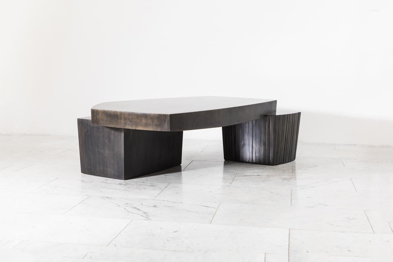 Blackened Il Ponte Low Table I, USA For Sale