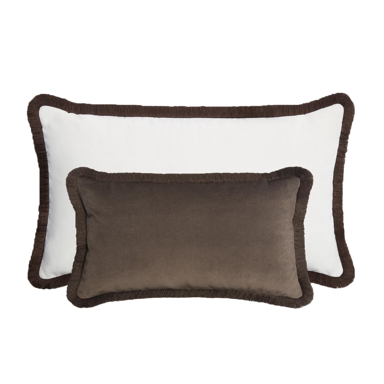 Italian IL POUF  Tone On Tone Brown  chocolate For Sale