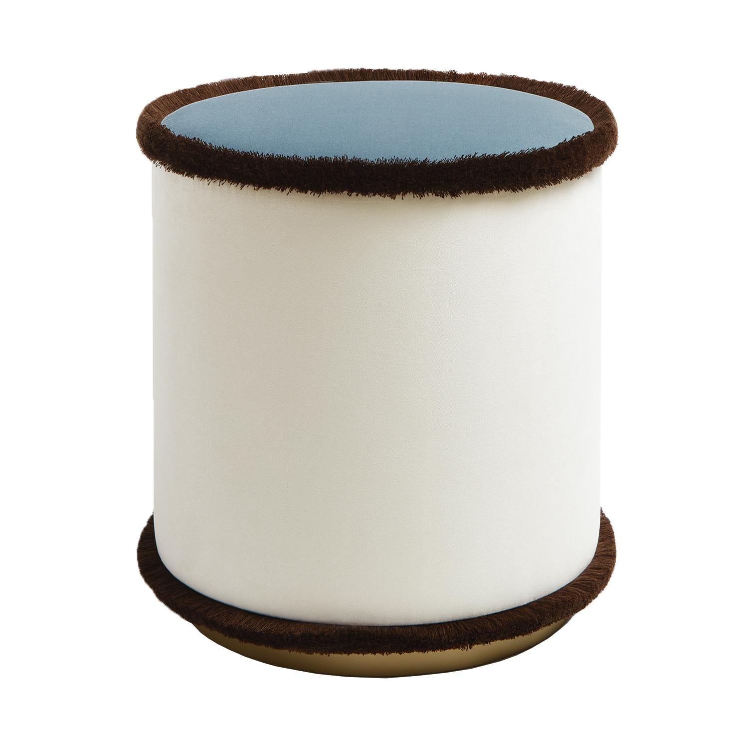 IL POUF  Tone On Tone Brown  chocolate In New Condition For Sale In Carimate, Lombardia