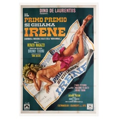 Il Primo Premio Si Chiama Irene 
1969
 Original Vintage Poster Linen Backed