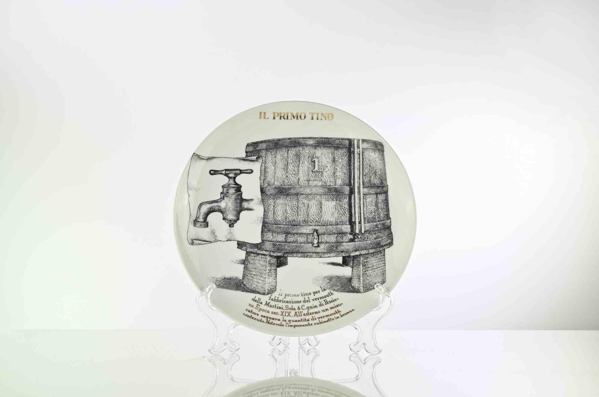 Milieu du XXe siècle Il Primo Tino pour Martini & Rossi, par P. Fornasetti, années 1960 en vente