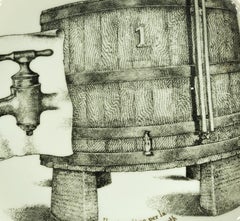 Il Primo Tino Plate for Martini & Rossi, by P. Fornasetti, 1960s