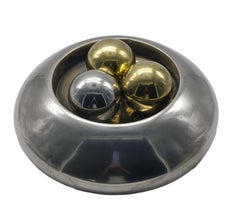 The Point Centerpiece Chrome and Brass, Italy 1970s