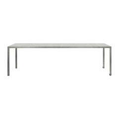 Il Tavolo 2.0 Aluminum Cocciogrigio table by Lapo Ciatti