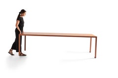 Il Tavolo 2.0 Aluminum table by Lapo Ciatti