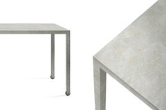 Il Tavolo 2.0 Aluminum table Cocciogrigio finish 370 CM by Lapo Ciatti