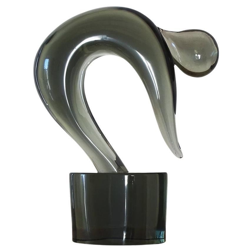 Wunderschöne Mundgeblasene Glasmuschel-Skulptur – Elegante Meeresdekoration Für Regal, Wohnzimmer & Küsten-Stil