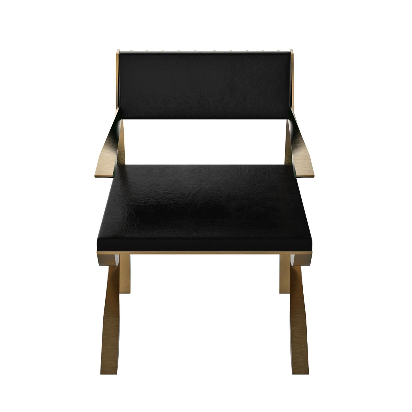 „il Vento“-Stuhl, achtteilig, mit Patina-Bronze, Istanbul im Angebot 3