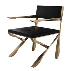 Stuhl „il Vento“ mit Patina aus Bronze, Istanbul