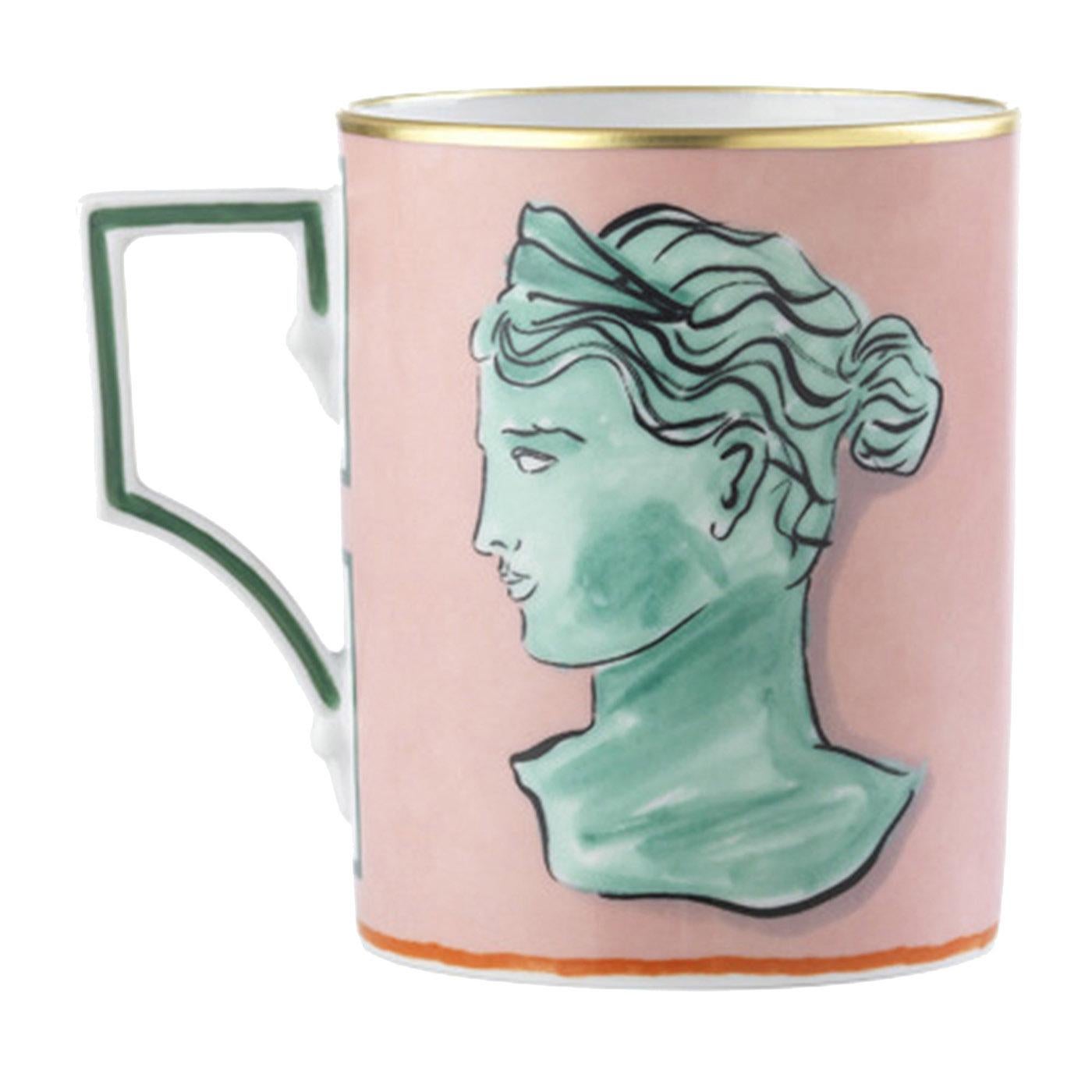 italien Tasse rose Il Viaggio di Nettuno de GINORI 1735 en vente