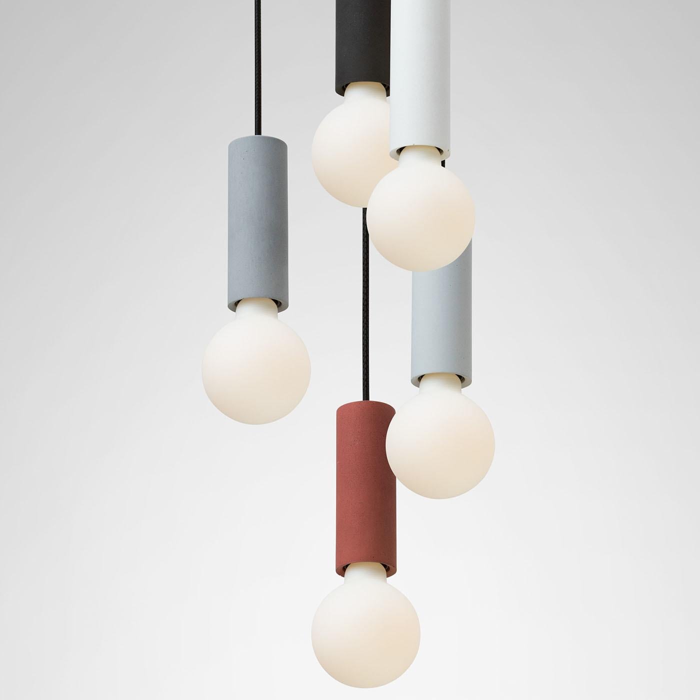 XXI secolo e contemporaneo Lampada a sospensione Ila Black di Plato Design in vendita