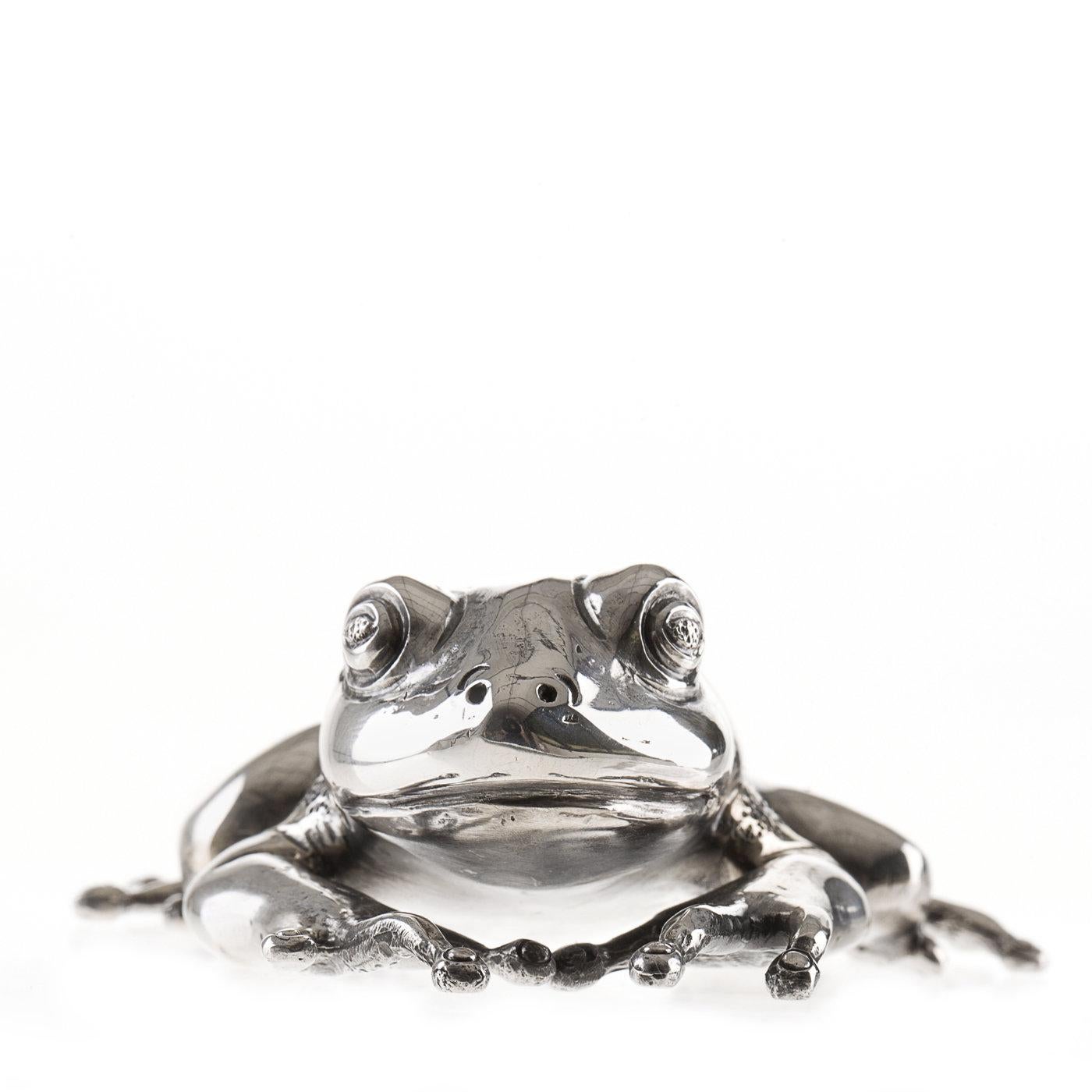 Ila Sterling Silver Frog In New Condition For Sale In Milan, IT