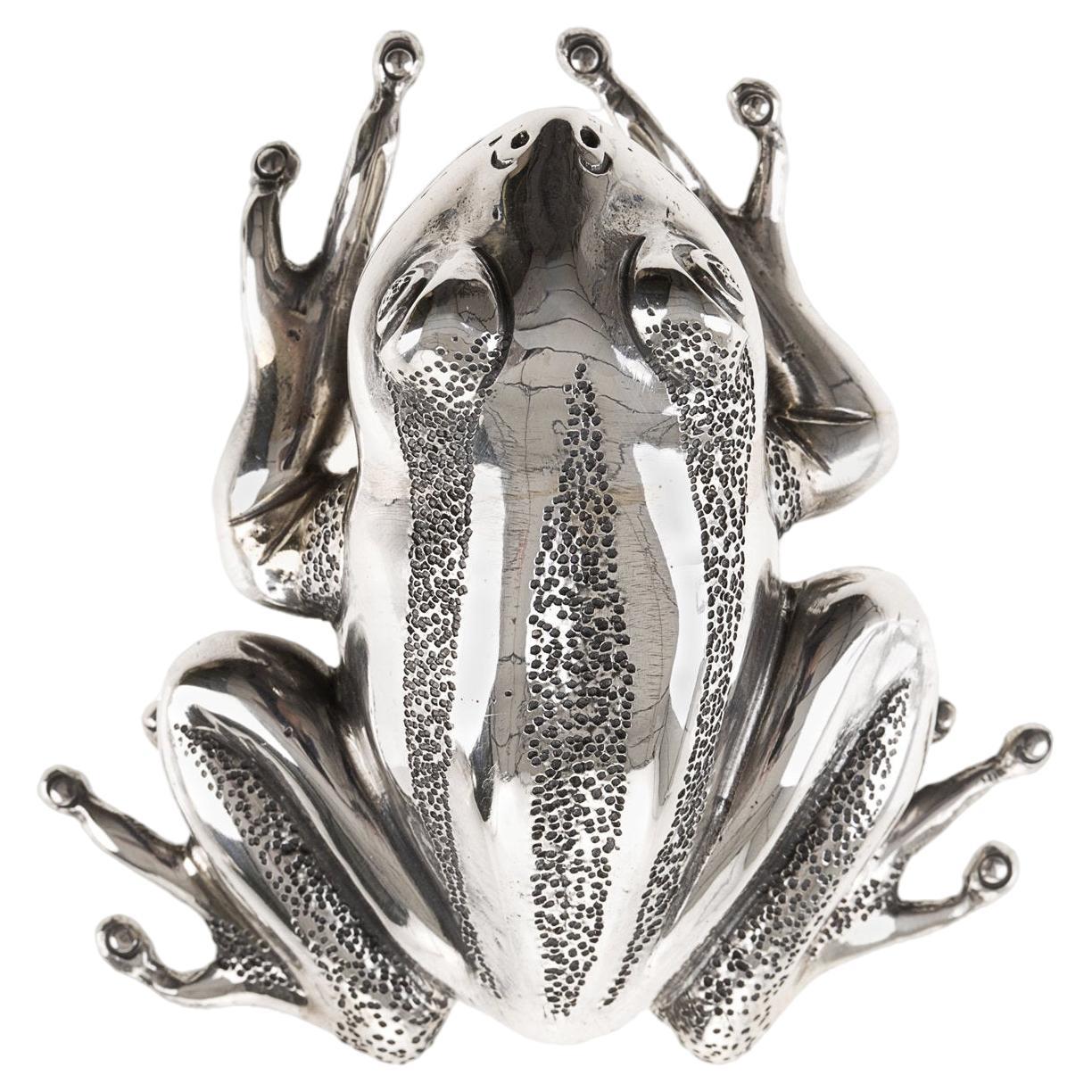 Ila Sterling Silver Frog For Sale