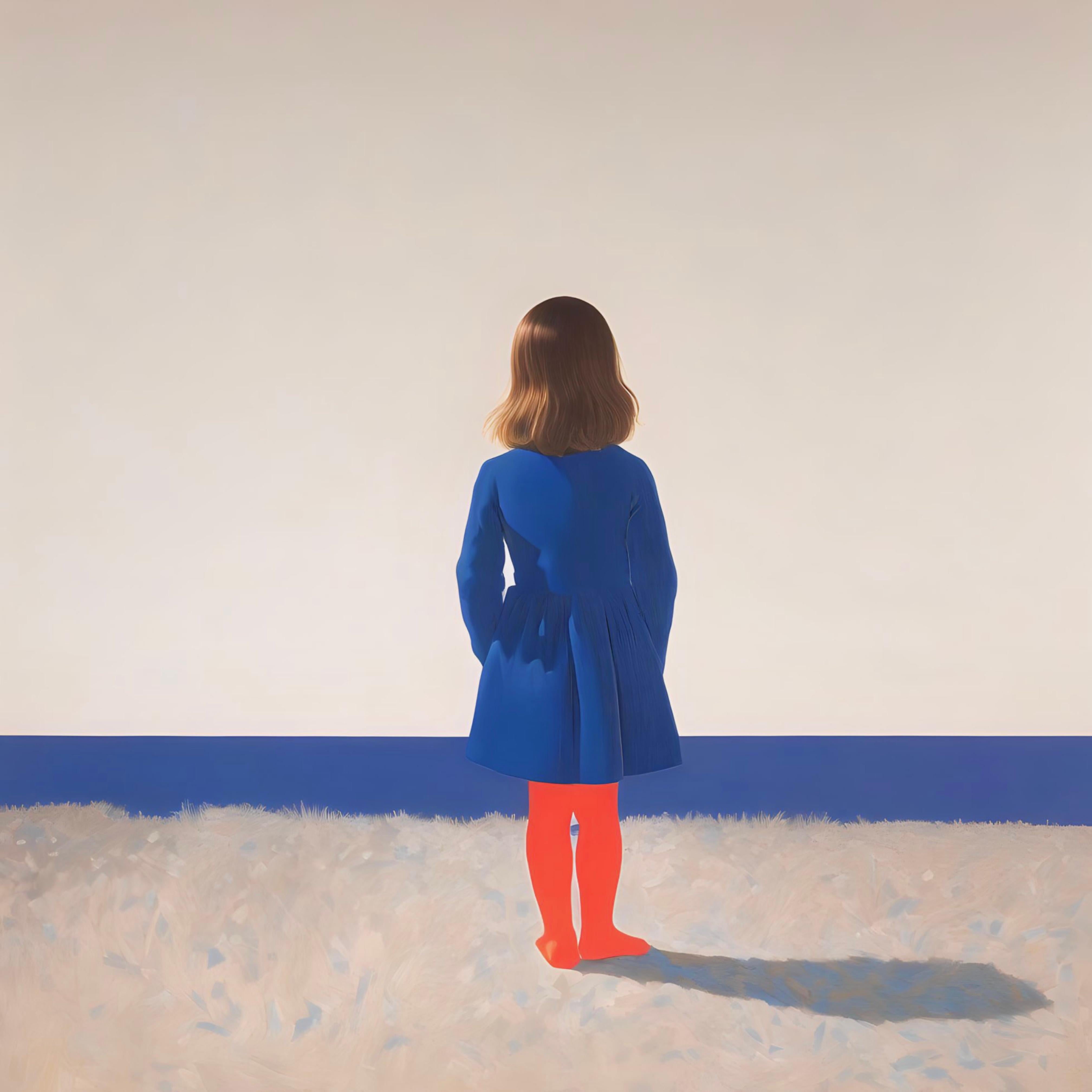 Emptiness, 50x50cm, print on canvas  - Art by Ilan Burkov