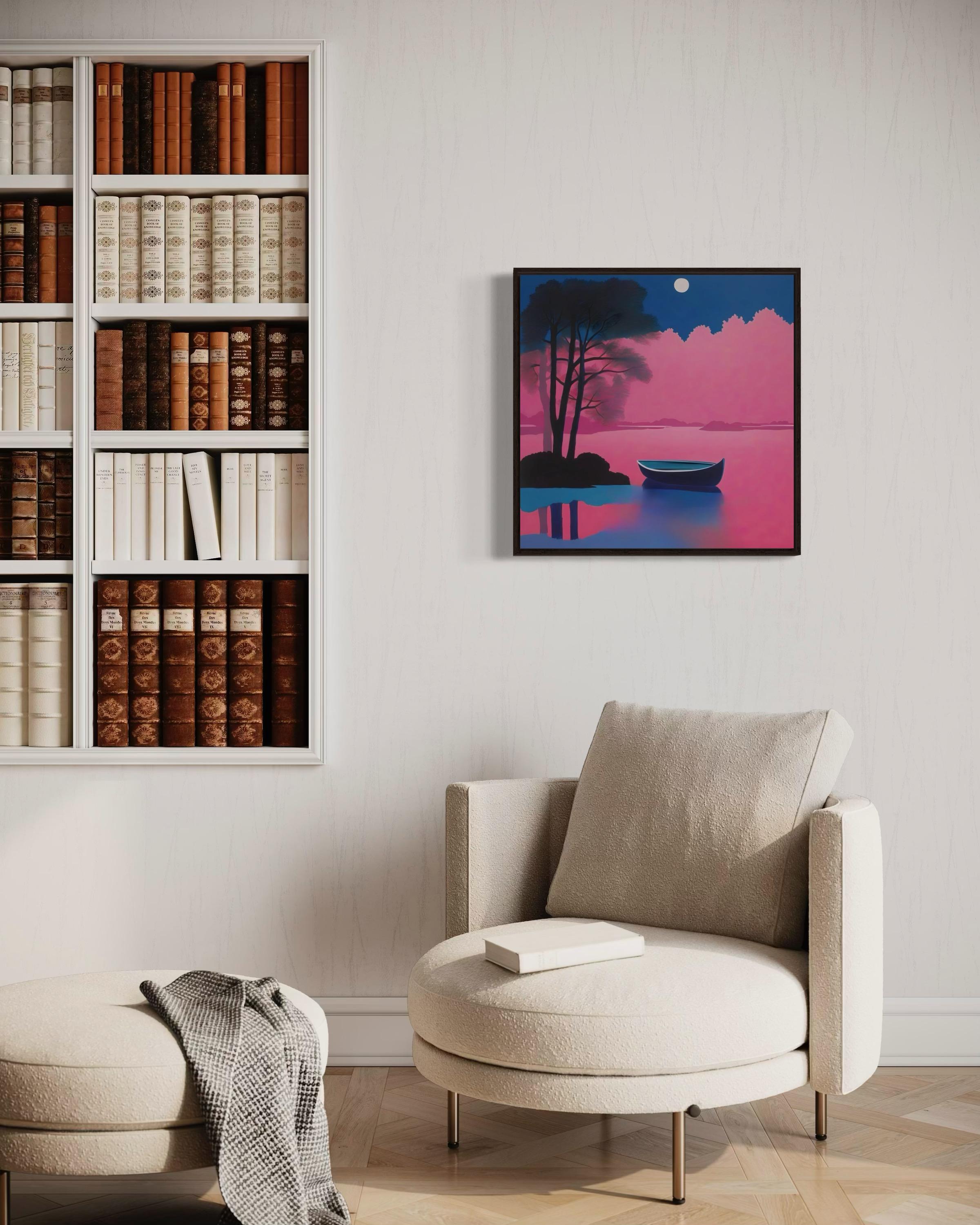 Estanque, 60x60cm, impresión sobre lienzo.Edición 20 uds. - Art Contemporáneo de Ilan Burkov