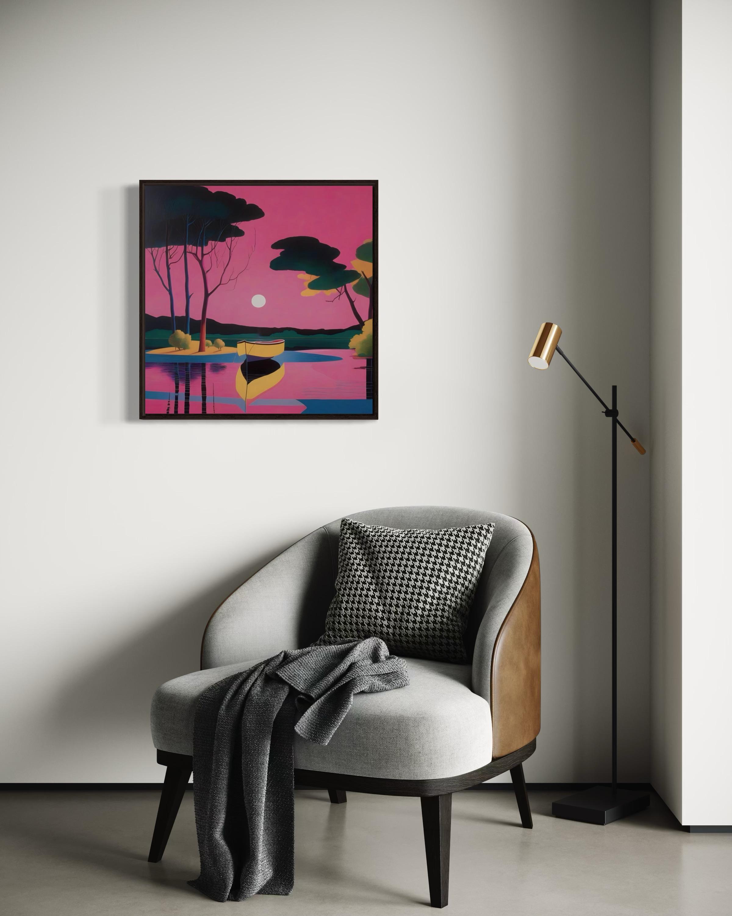 Stagno, 60x60cm, stampa su tela 
Edizione 20 pezzi.