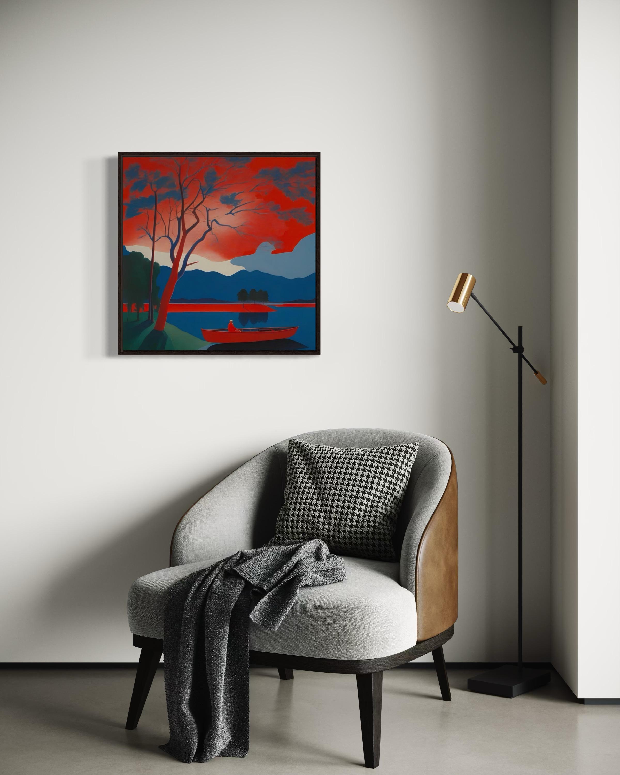 Estanque, 60x60cm, impresión sobre lienzo 
Edición 20 uds.