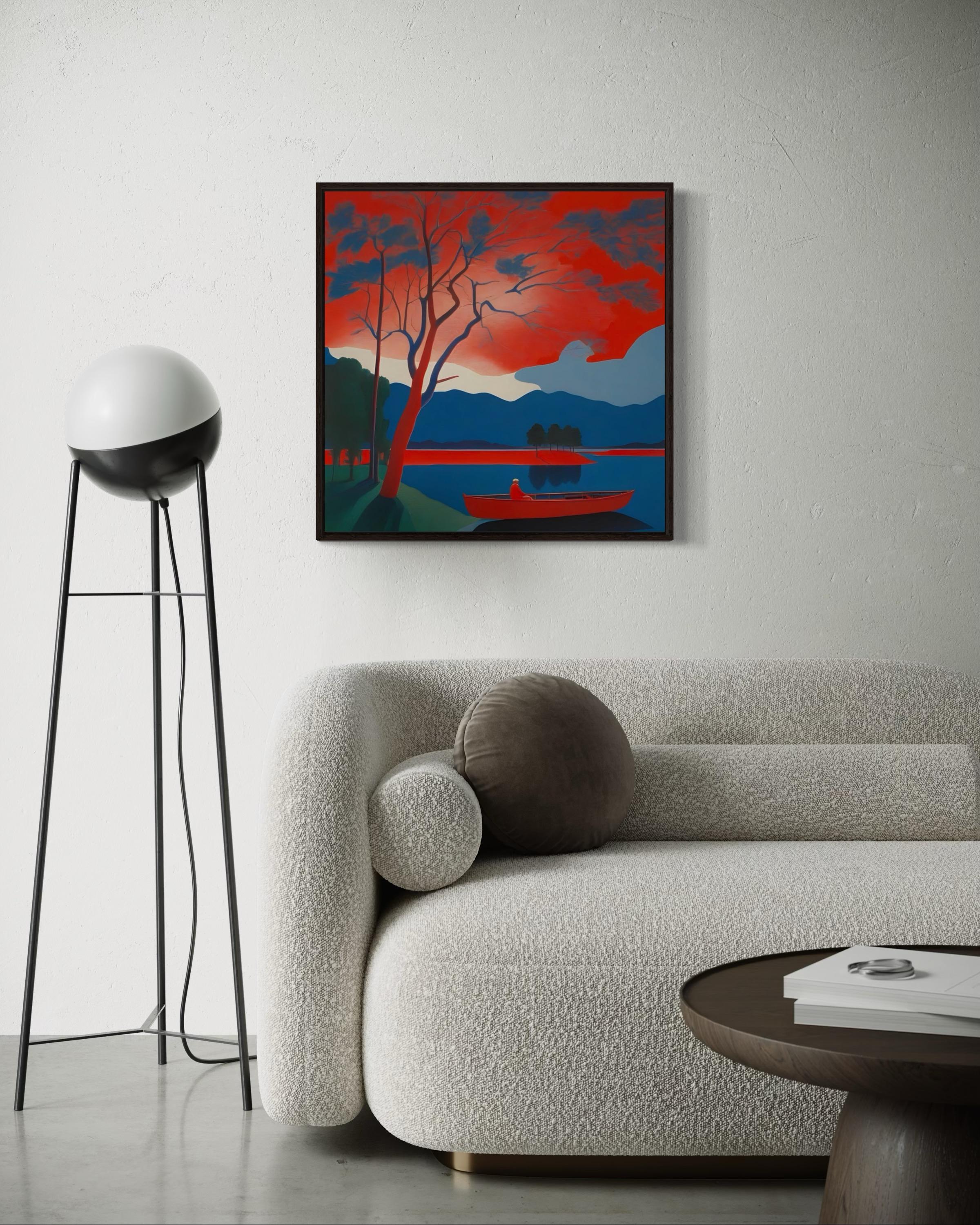 Estanque, 60x60cm, impresión sobre lienzo.Edición 20 uds. en venta 1