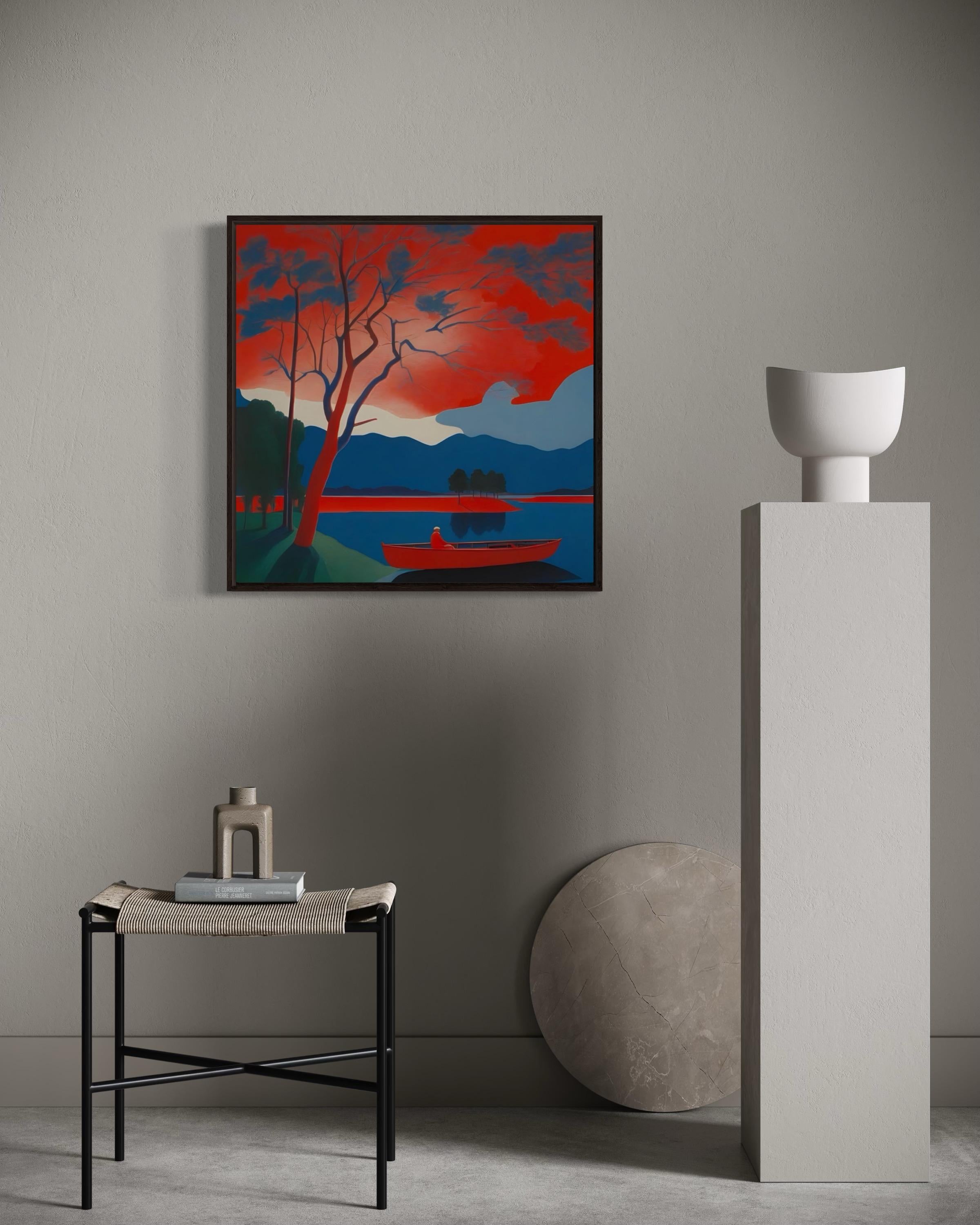 Estanque, 60x60cm, impresión sobre lienzo.Edición 20 uds. en venta 3