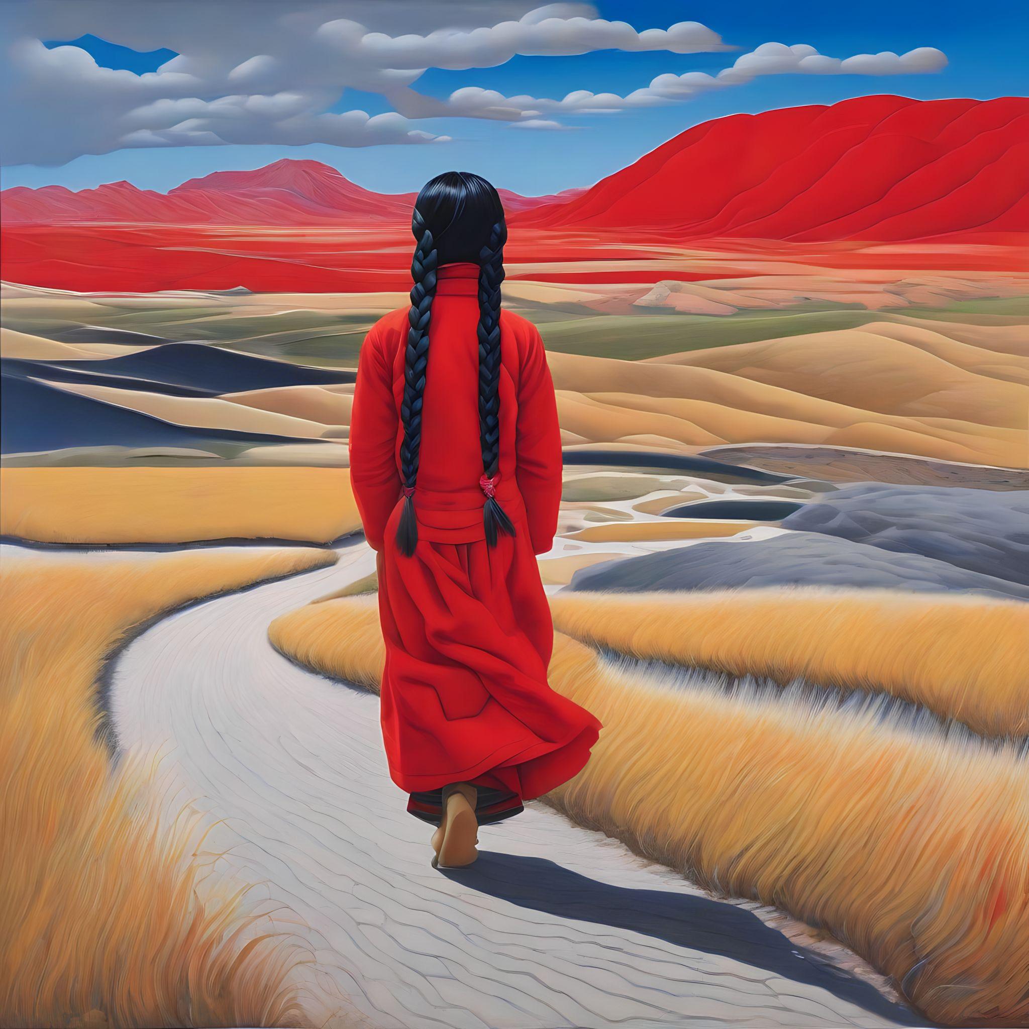 Tibet. In search of Shambhala, 50x50cm, print on canvas  - Print by Ilan Burkov