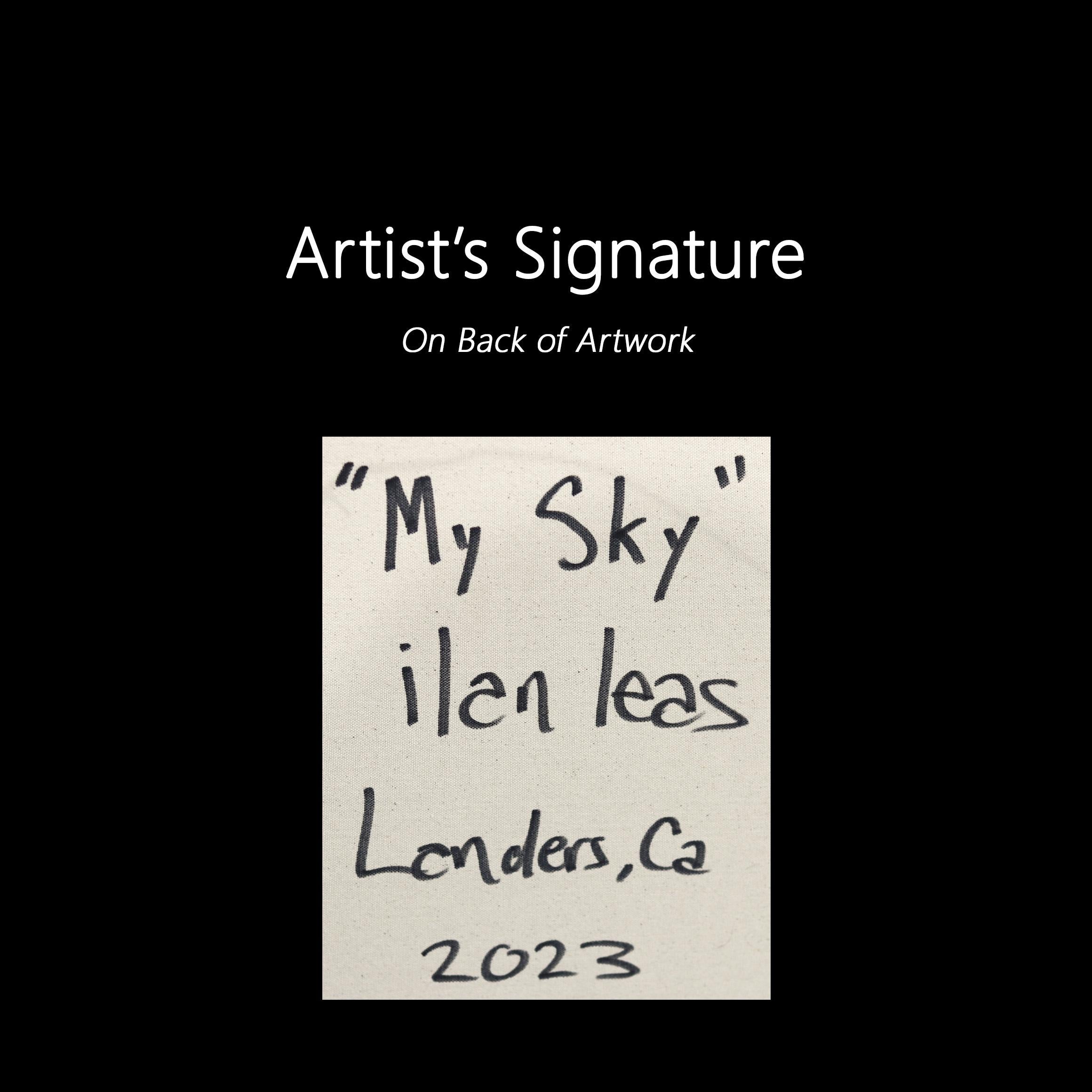 My Sky - Composition linéaire dynamique d'inspiration aborigène en vente 6