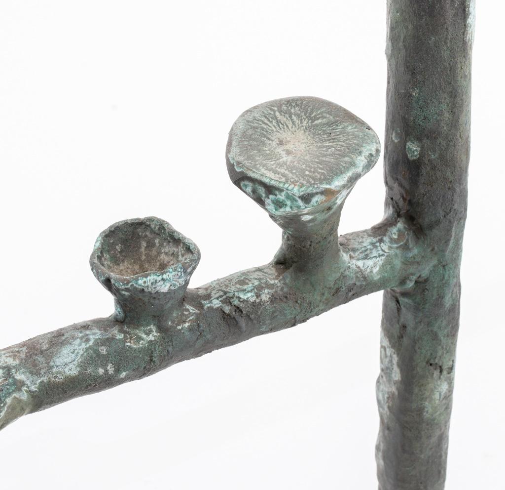 Ilana Goor, Bird and Mushroom Side Table, Bronze 8
