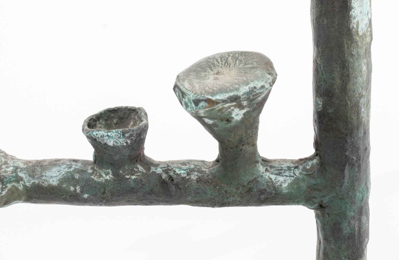 Ilana Goor, Bird and Mushroom Side Table, Bronze In Good Condition In New York, NY