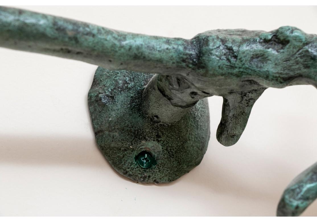 Mid-Century Modern Ilana Goor Bronze Branch Sculpture with 5 Birds