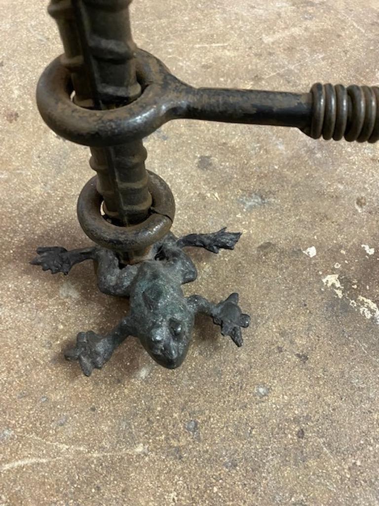 Ilana Goor Bronze Table with Frogs For Sale 1