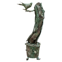 Ilana Goor "Tree with Birds" Bronze, 1985