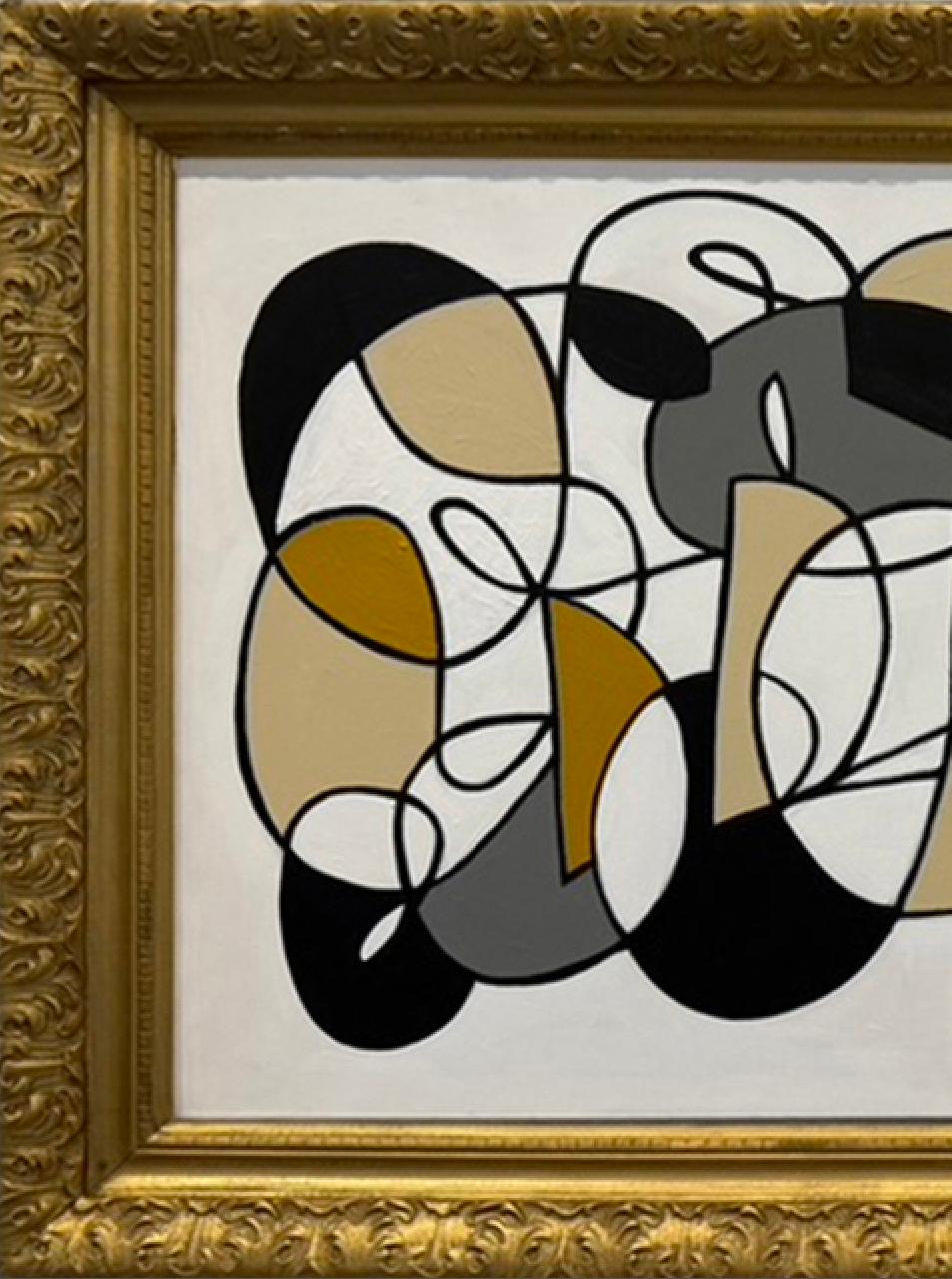 Kontinuierliches Spiel (Abstrakt), Painting, von Ilana Greenberg