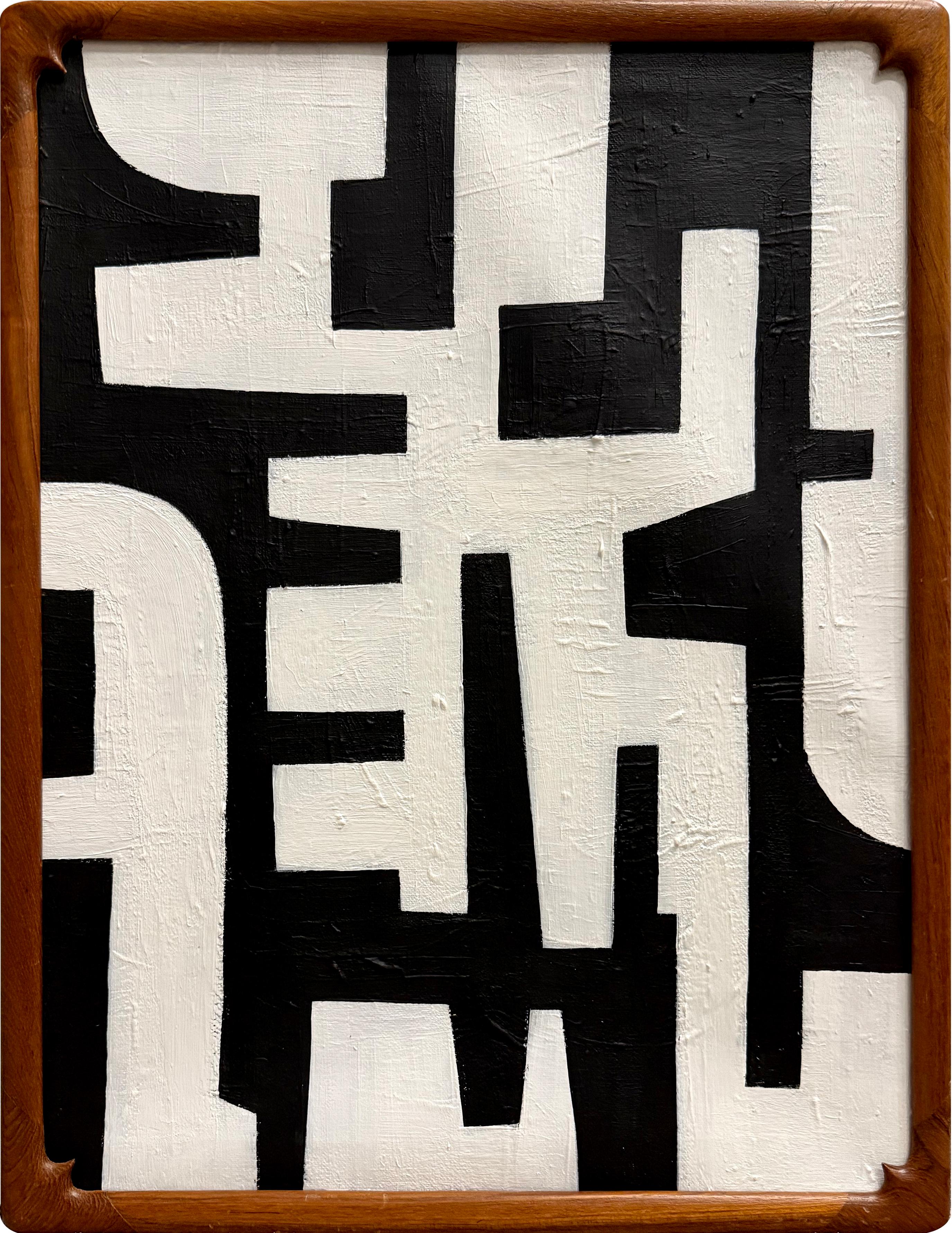 Ilana Greenberg Abstract Painting - One Way or Another